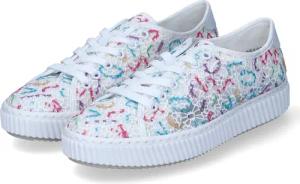 Rieker Low Sneaker für Damen - Gr. 37 - weiß - Textil