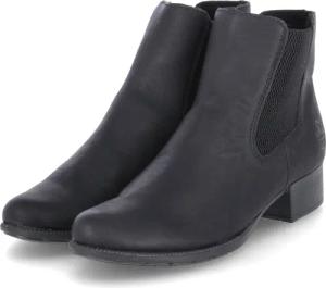 Rieker Chelsea Boots für Damen im SALE - Gr. 39 - schwarz - Kunstleder
