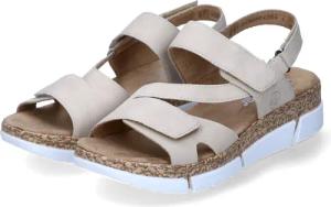 Rieker Riemchensandalen für Damen - Gr. 41 - beige - Synthetik