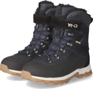 Lurchi Winterstiefeletten LAURIN für Jungen - Gr. 33 - blau - Synthetik, Leder & Textil