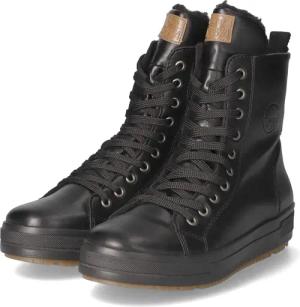 Rieker Winterstiefeletten für Damen im SALE - Gr. 37 - schwarz - Kunstleder