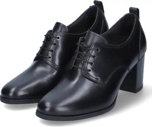 Tamaris Schnürpumps für Damen - Gr. 40 - schwarz - Glattleder