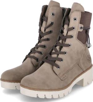 Rieker Stiefeletten für Damen im SALE - Gr. 41 - beige - Kunstleder
