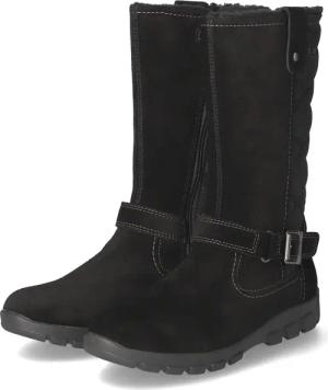 Lurchi Winterstiefel CHRISSI für Mädchen im SALE - Gr. 32 - schwarz - Leder & Textil