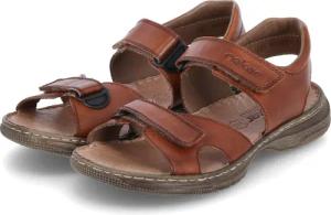 Rieker Sandalen für Herren - Gr. 43 - braun - Leder