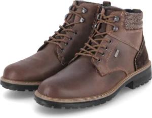 Beliano Winterboots für Herren - Gr. 42 - braun - Leder,Rauleder