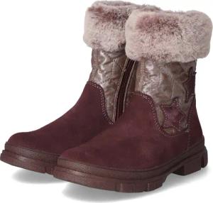 Lurchi Winterstiefeletten PIARA für Mädchen im SALE - Gr. 33 - violett - Leder & Textil