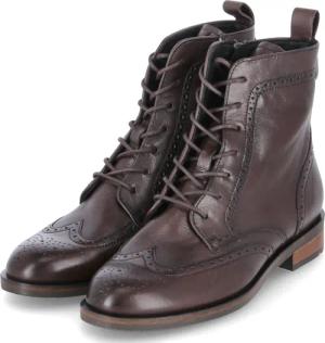 LLoyd Schnürstiefeletten für Damen - Gr. 5 - braun - Glattleder
