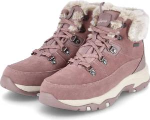 Skechers Winterstiefeletten SNOW WORRIES für Damen - Gr. 38 - rosa - Rauleder