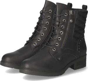 Rieker Schnürstiefeletten für Damen im SALE - Gr. 38 - schwarz - Kunstleder