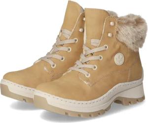 Rieker Winterstiefeletten für Damen im SALE - Gr. 36 - braun - Kunstleder