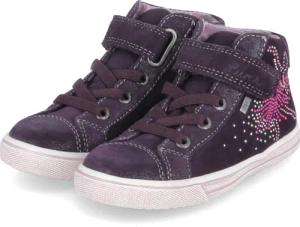 Lurchi Klettschuhe SUNA für Mädchen im SALE - Gr. 25 - lila - Rauleder