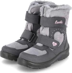 Lurchi Winterstiefel KIMIKO für Mädchen im SALE - Gr. 27 - grau - Textil & Synthetik
