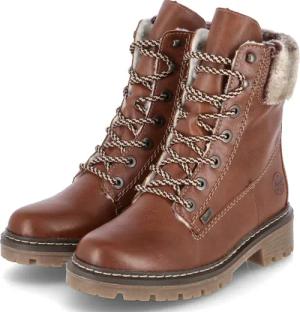 Rieker Winterstiefeletten für Damen - Gr. 39 - braun - Kunstleder