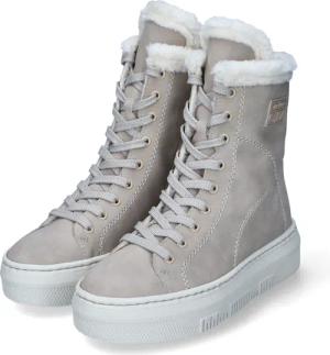 Rieker Winterstiefeletten für Damen - Gr. 40 - beige - Kunstleder