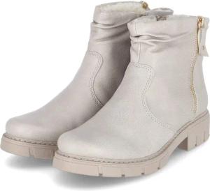 Rieker Winterstiefeletten für Damen im SALE - Gr. 38 - beige - Kunstleder