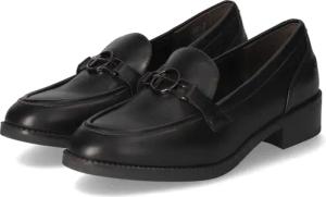 Tamaris Loafer für Damen - Gr. 40 - schwarz - Synthetik