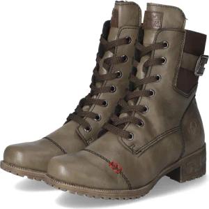 Rieker Winterstiefeletten für Damen im SALE - Gr. 39 - grün - Kunstleder