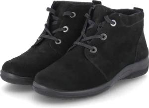 Waldläufer Stiefeletten für Damen - Gr. 40 - schwarz - Rauleder