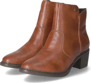 Rieker Ankle Boots für Damen im SALE - Gr. 39 - braun - Kunstleder