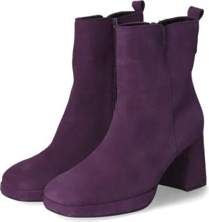 Gabor Stiefeletten für Damen - Gr. 37,5 - lila - Rauleder