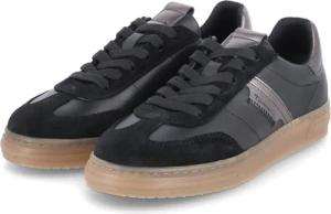 Tamaris Low Sneaker für Damen - Gr. 40 - schwarz - Leder und Synthetik