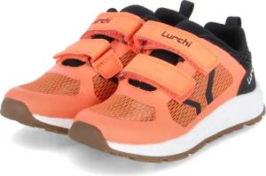 Lurchi Low Sneaker ASCOT für Jungen - Gr. 26 - orange - Textil & Synthetik,Synthetik