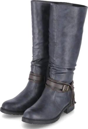 Rieker Stiefel für Damen im SALE - Gr. 38 - blau - Kunstleder