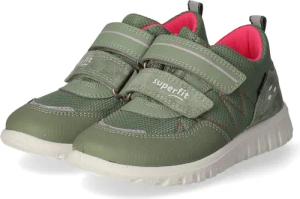 Superfit Klettschuhe SPORT7 MINI für Mädchen - Gr. 35 - grün - Synthetik, Leder & Textil