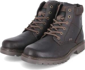 Rieker Winterboots für Herren - Gr. 47 - braun - Glattleder
