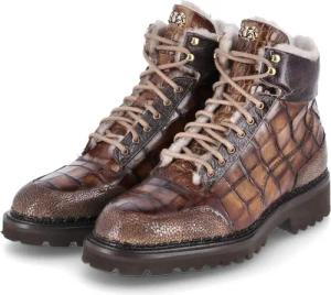 Harris Winterboots für Herren - Gr. 7 1/2 - braun - Leder