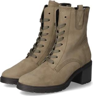 Gabor Schnürstiefeletten für Damen im SALE - Gr. 9 - grün - Rauleder