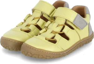 Lurchi Sandalen NOLDI BAREFOOT für Kinder - Gr. 26 - gelb - Glattleder
