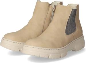 Rieker Ankle Boots für Damen im SALE - Gr. 38 - beige - Kunstleder