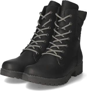 Rieker Winterstiefeletten für Damen im SALE - Gr. 37 - schwarz - Kunstleder