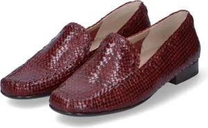 Sioux Mokkassins CORDERA für Damen - Gr. 7 - rot - Glattleder