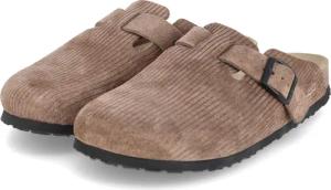 Josef Seibel Bio-Pantoletten JOSEF 04 für Herren - Gr. 47 - braun - Leder,Rauleder