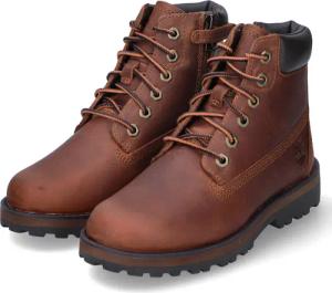 Timberland Winterboots COURMA KID für Jungen im SALE - Gr. 34 - braun - Leder & Textil