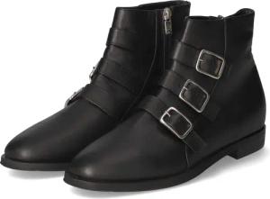 42Plus Stiefeletten für Damen im SALE - Gr. 42 - schwarz - Glattleder