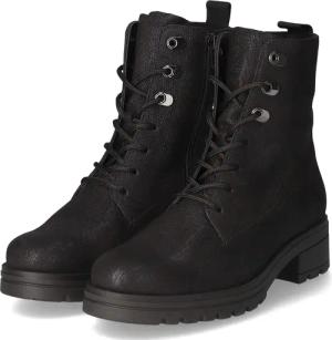 Gabor Schnürstiefeletten für Damen - Gr. 36 - blau - Leder