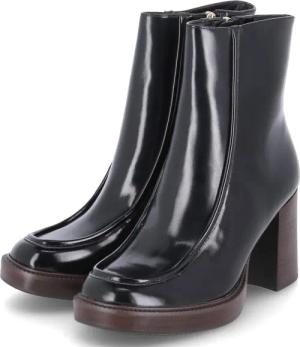 Tamaris Stiefeletten für Damen im SALE - Gr. 39 - schwarz - Synthetik