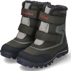 Timberland Winterstiefeletten CHILLBERG 2 für Jungen im SALE - Gr. 35 - grün - Textil