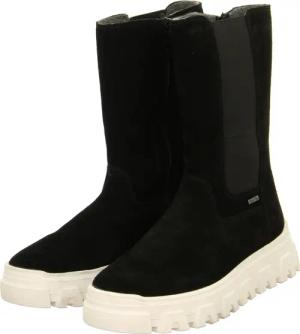Richter Stiefeletten für Mädchen im SALE - Gr. 38 - schwarz - Rauleder