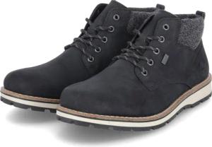 Rieker Winterboots für Herren - Gr. 43 - schwarz - Textil & Synthetik