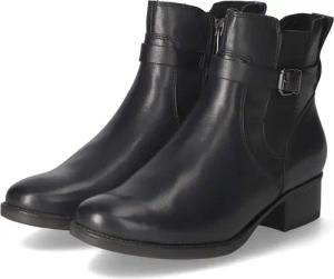 Tamaris Stiefeletten für Damen - Gr. 36 - blau - Synthetik, Leder & Textil