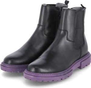 Richter Chelsea Boots für Mädchen im SALE - Gr. 37 - schwarz - Glattleder