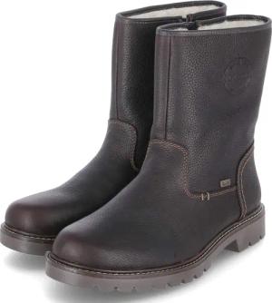 Rieker Winterboots für Damen - Gr. 47 - braun - Glattleder