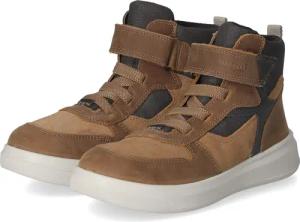 Superfit Stiefeletten COSMO für Jungen - Gr. 40 - braun - Leder & Textil