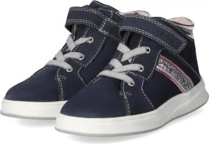 Richter High Sneaker für Mädchen im SALE - Gr. 32 - blau - Leder & Textil