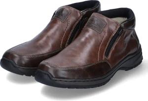 Rieker Slipper für Herren - Gr. 42 - braun - Kunstleder